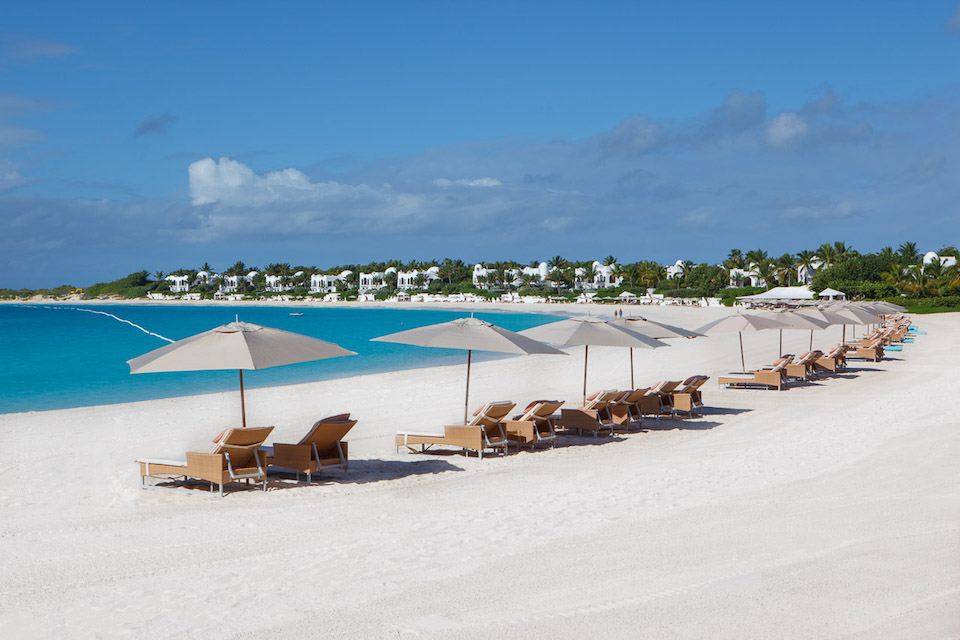 Beachside at Cap Juluca.