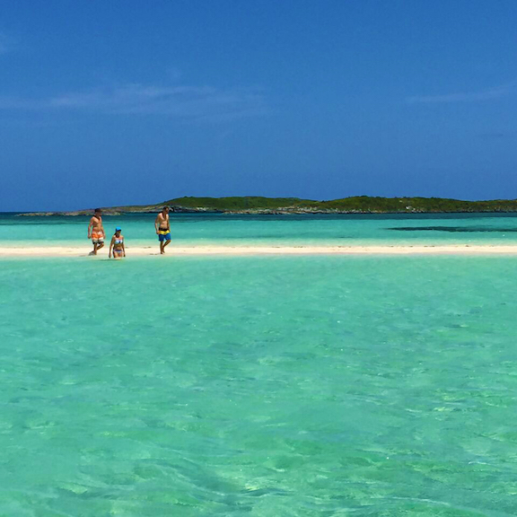 A Secret Sandbar in the Abacos