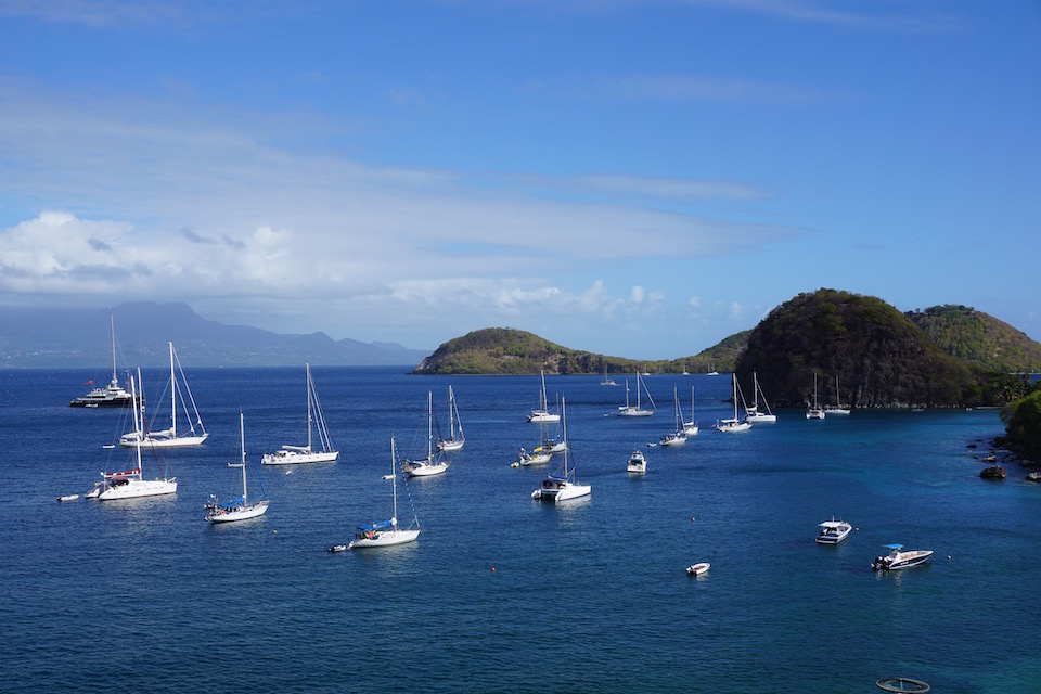 The Les Saintes archipelago of Guadeloupe.