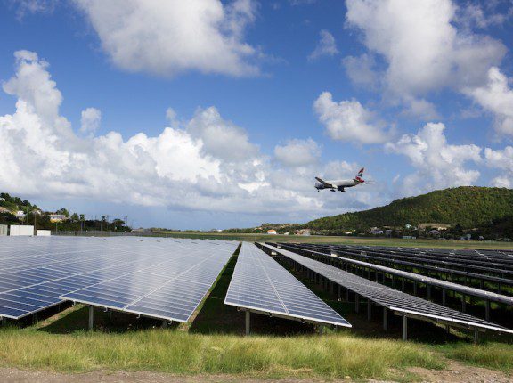 antigua airport solar