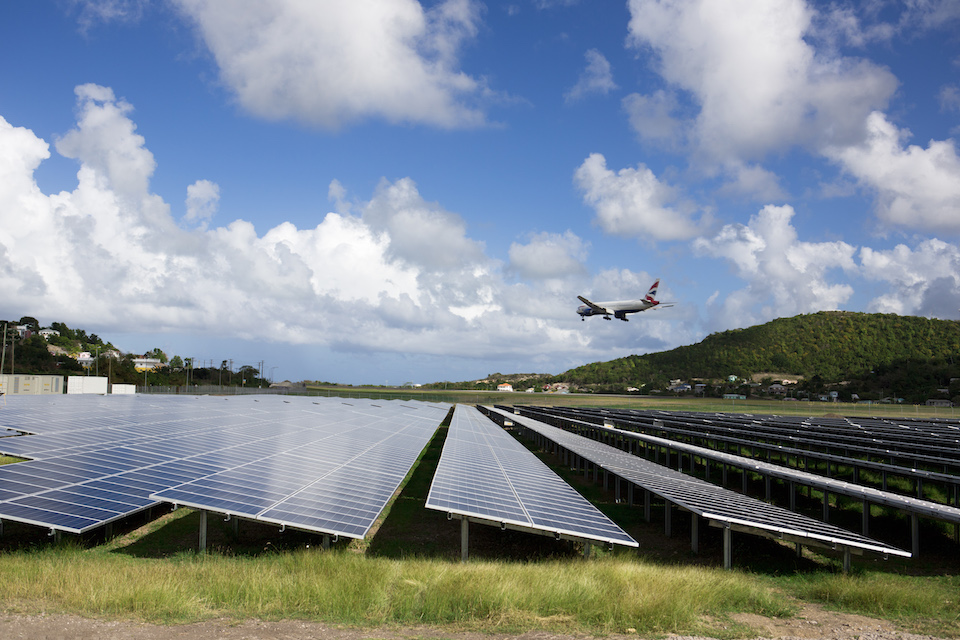 antigua airport solar