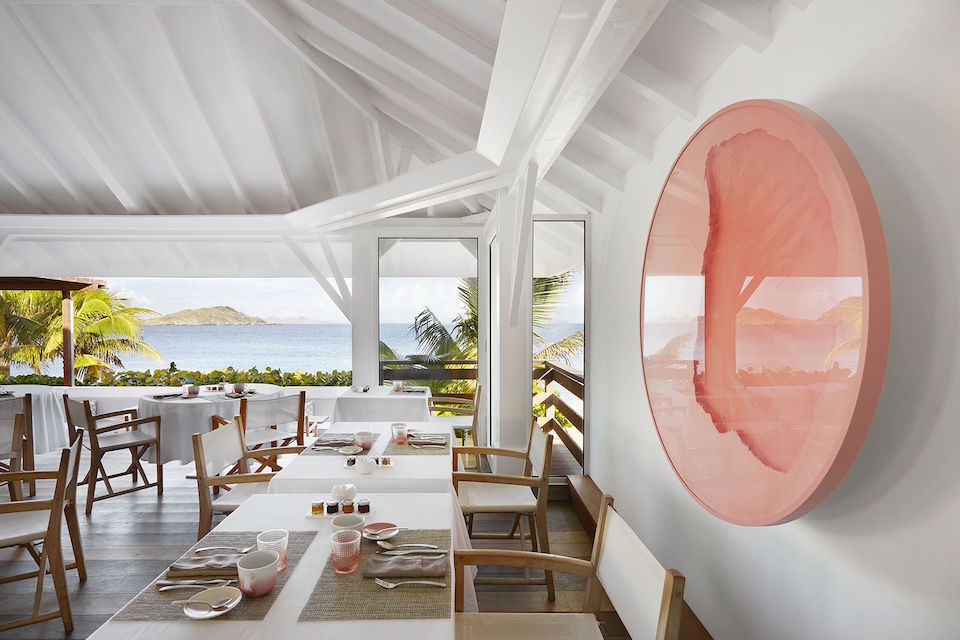 Dinner at Cheval Blanc St-Barth Isle de France