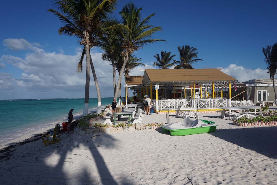 Cow Wreck is perhaps the island's most famous beach bar.