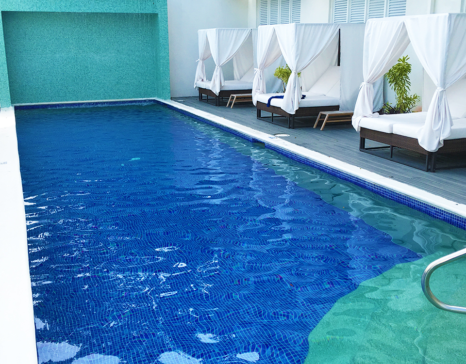 The family pool at Waves.