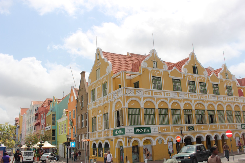 Willemstad, the capital of Curaçao.