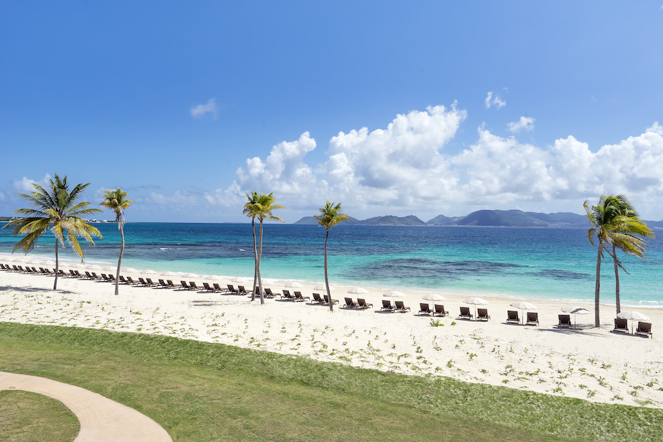 Merrywing Bay beach at The Reef by CuisinArt, Anguilla