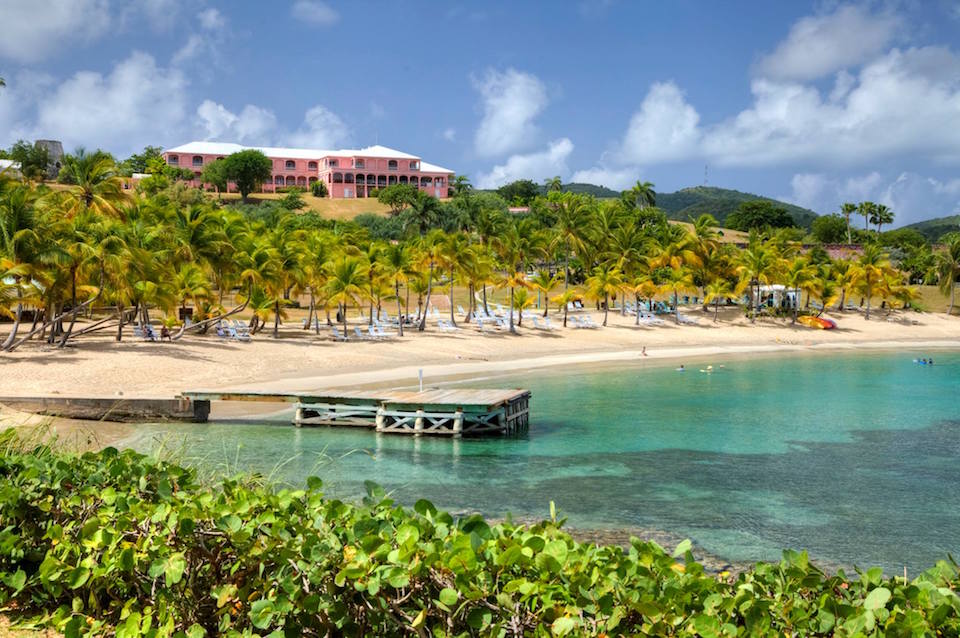 Beachside at the Buccaneer Resort.