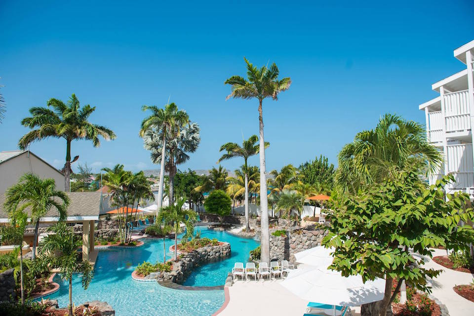 The pool at the Ocean Terrace Inn.