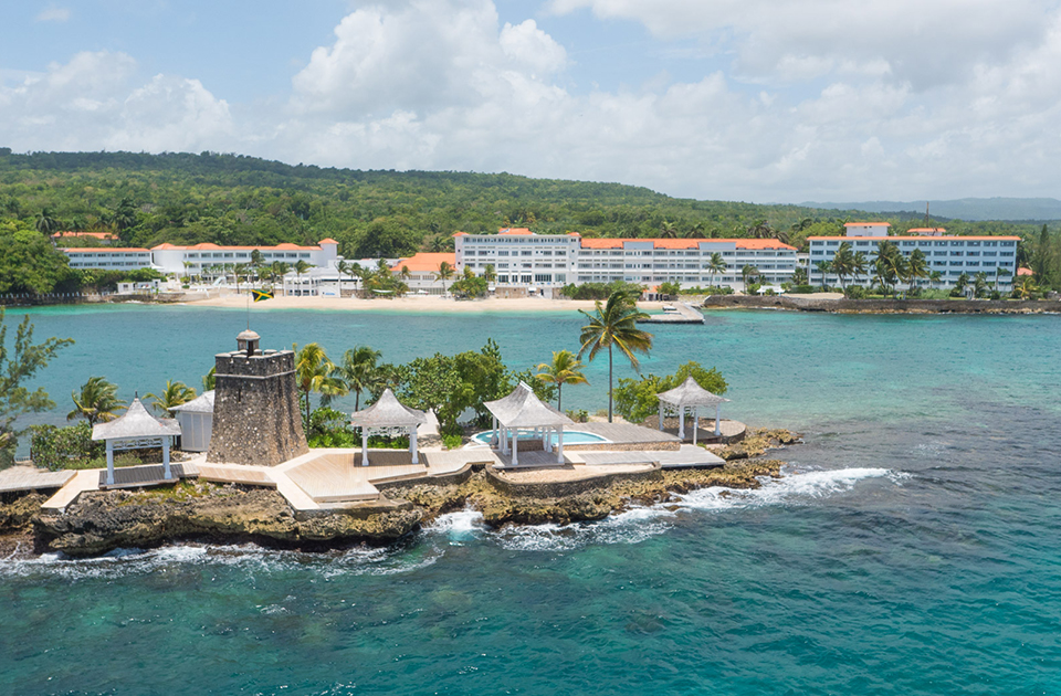 The private island at Couples Tower Isle.