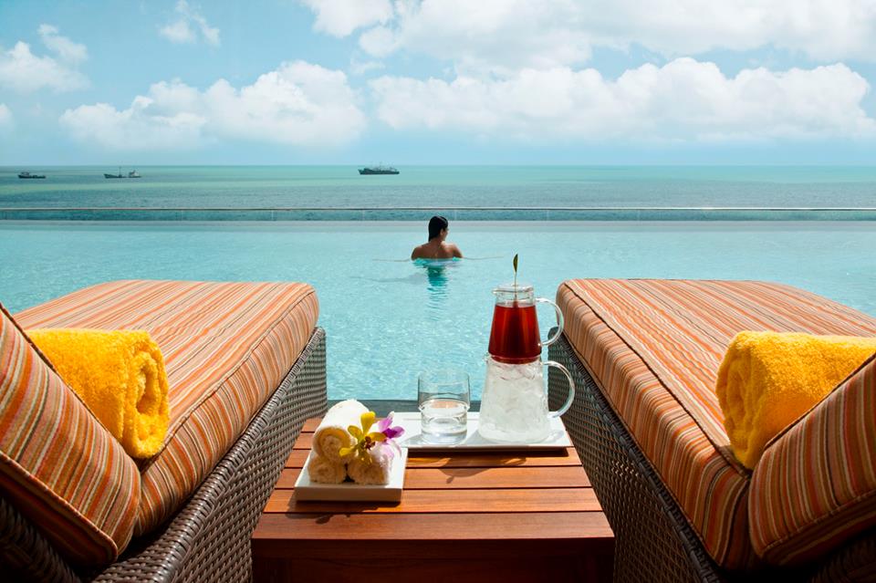 The infinity pool is a must.