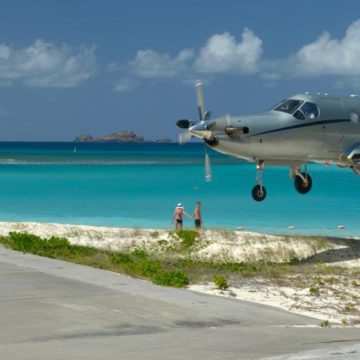 How to fly from London to St. Barth.