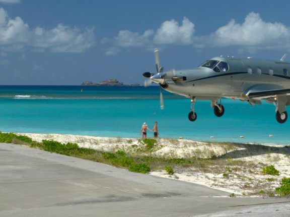How to fly from London to St. Barth.