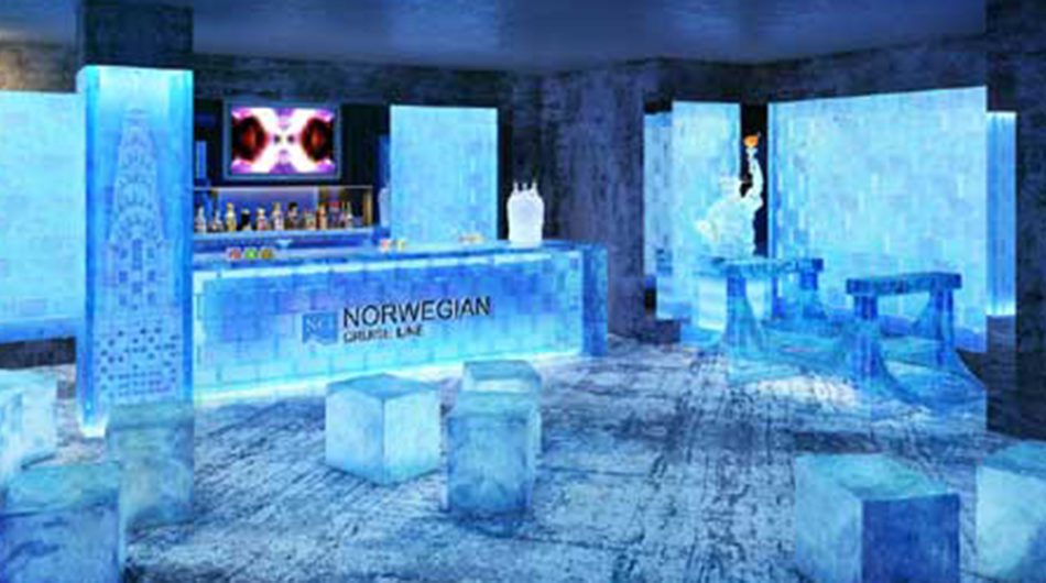 Ice Bar The Coolest Bar in the Caribbean Is on a Cruise Ship