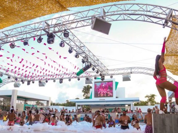 riu punta cana pool parties