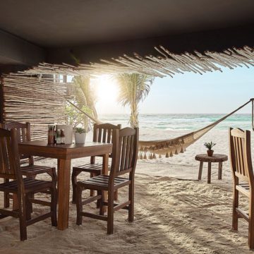 cancun beach shack