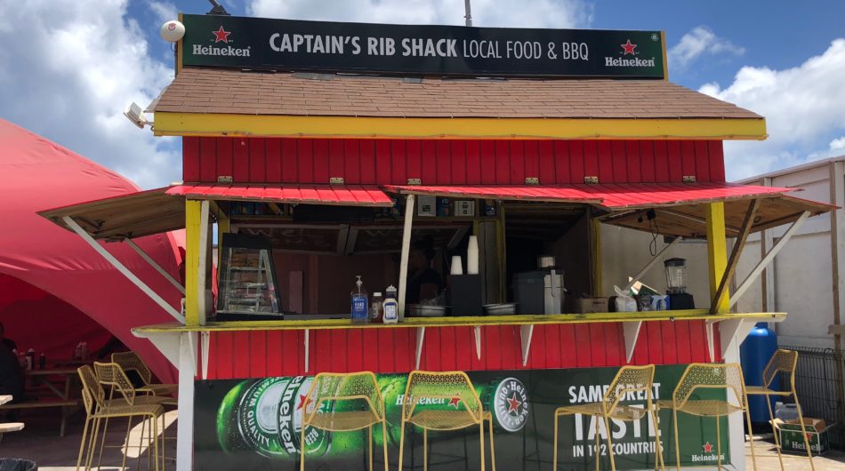 st maarten places to eat rib shack