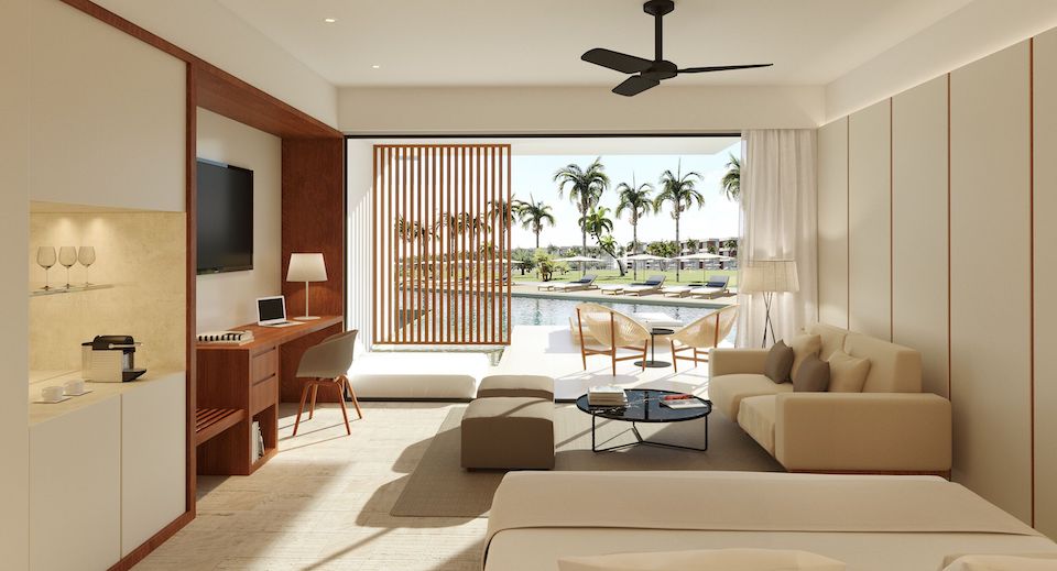 punta cana beach resort new suite interior