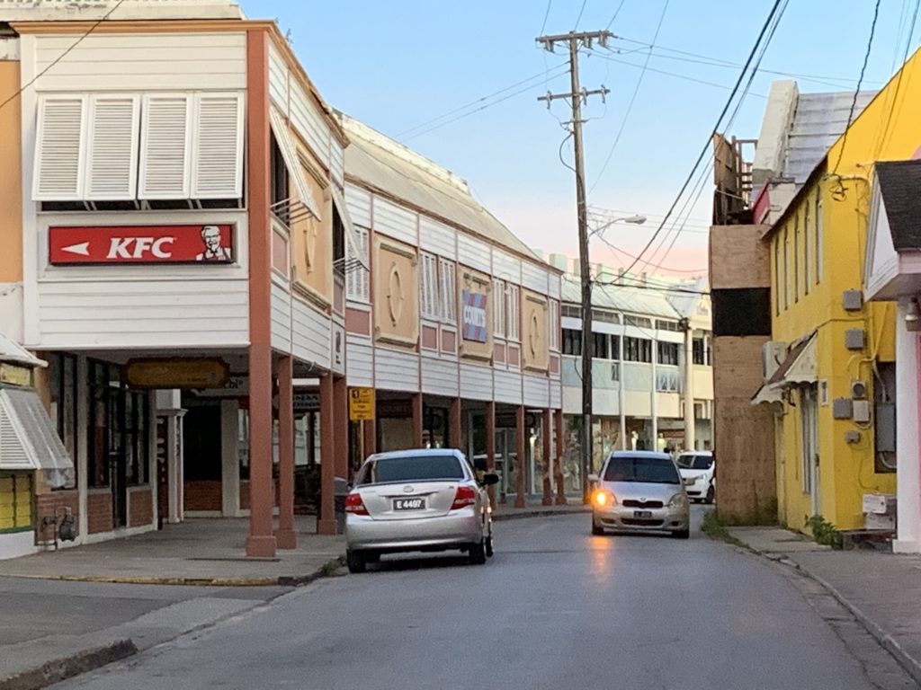 caribbean barbados beach town boulevard street