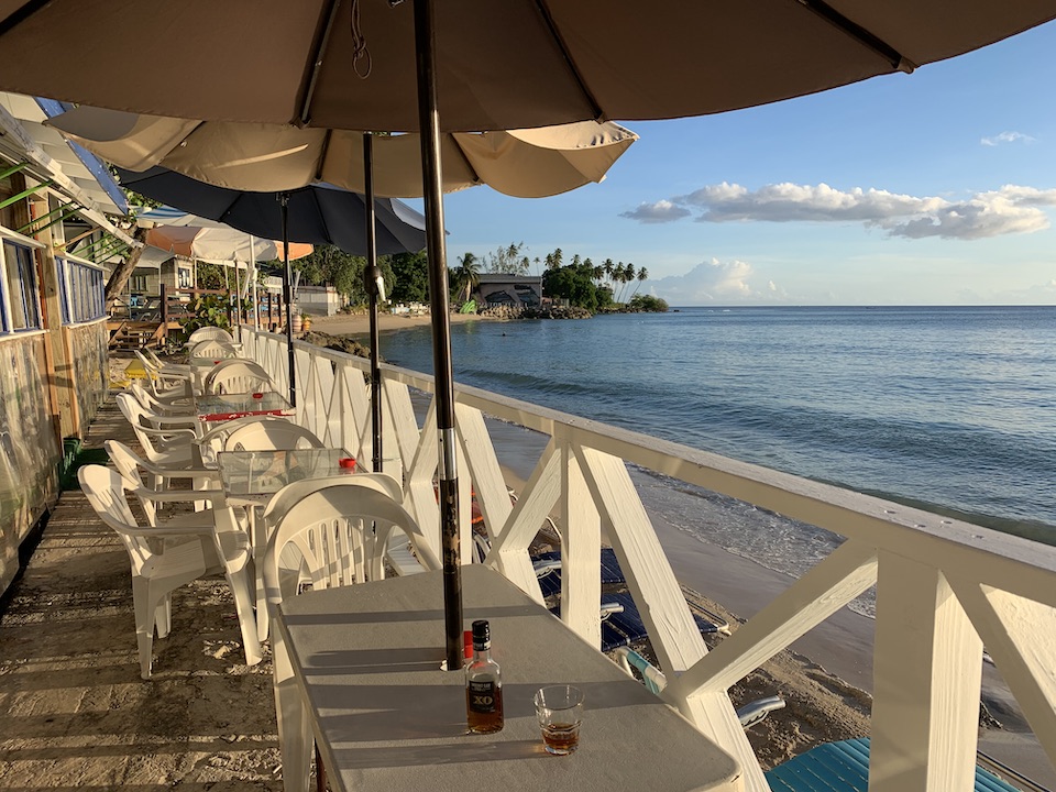 caribbean barbados beach town view 2