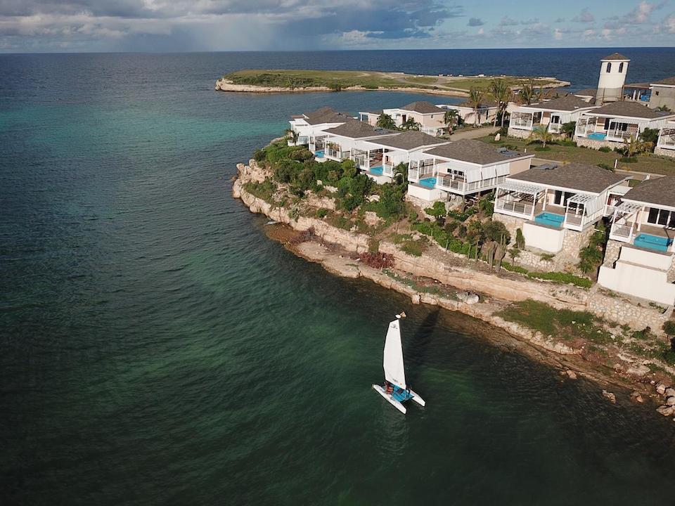 caribbean antigua aerial