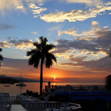 caribbean jamaica photo sunset