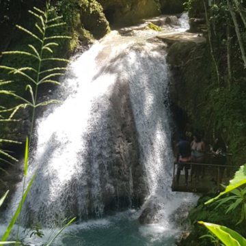 caribbean jamaica photo waterfall