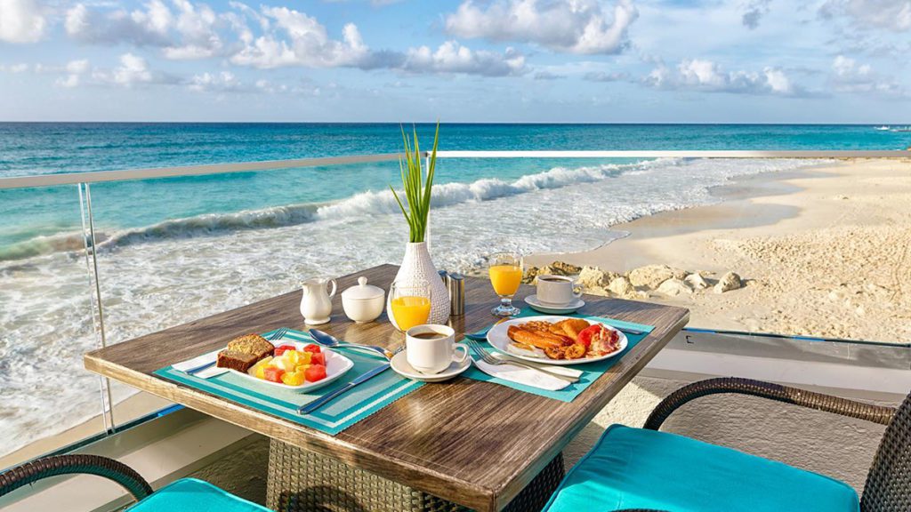 barbados beachfront dining 