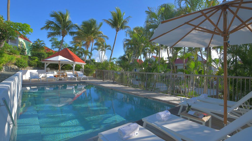 pool caribbean beach resort st barth 