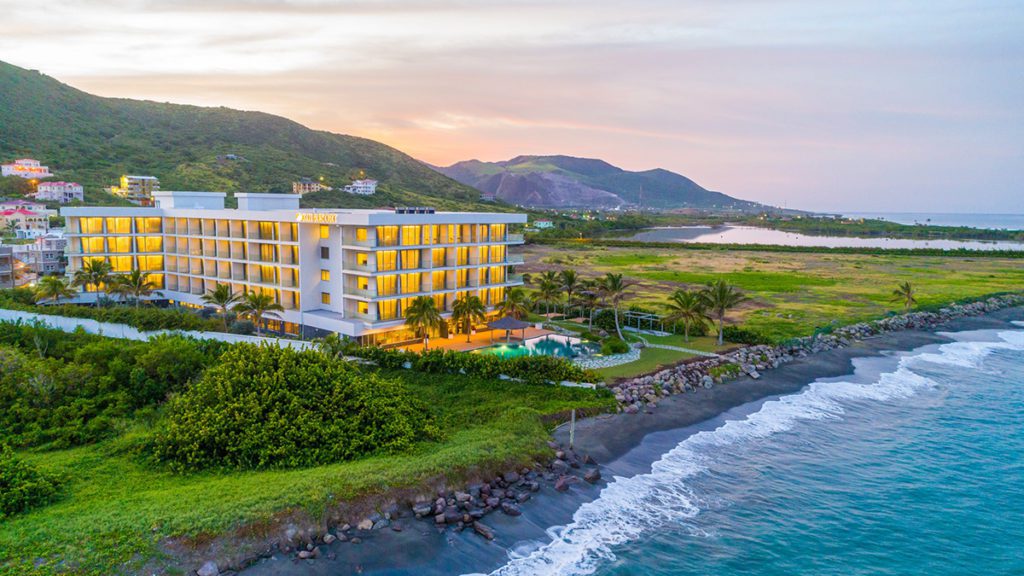 hilton caribbean st kitts aerial