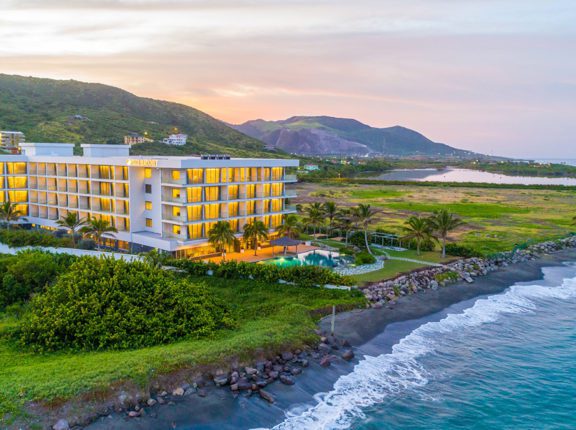 hilton caribbean st kitts aerial