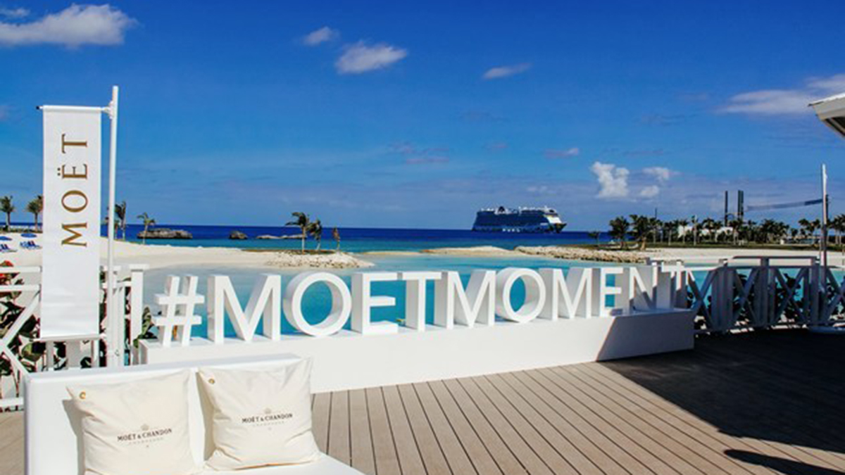 Moët & Chandon Opens Bar With NCL in The Bahamas