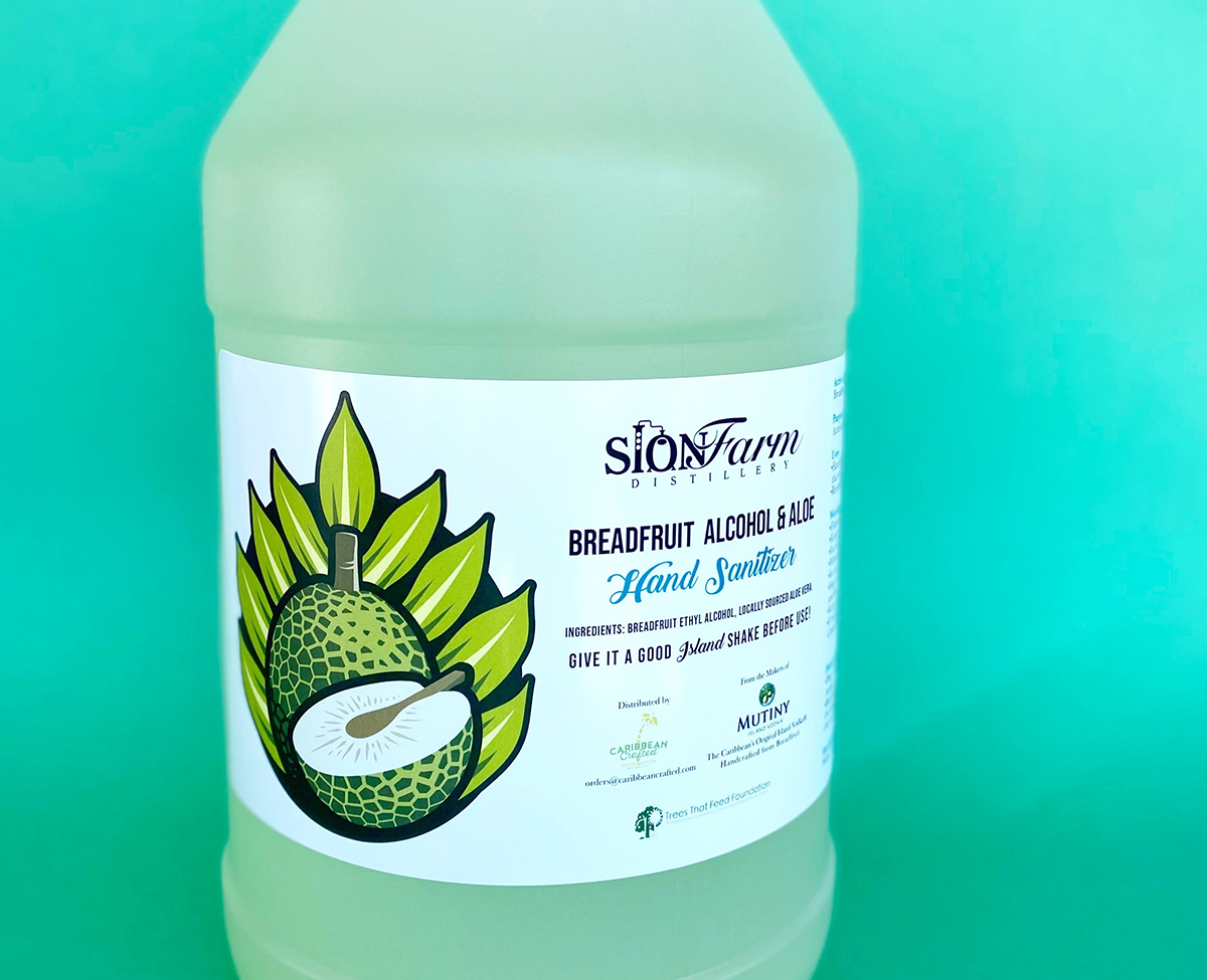 This St Croix Vodka Company Is Now Making Hand Sanitizer — From Breadfruit