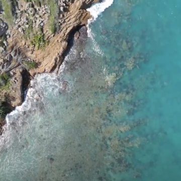caribbean antigua blue