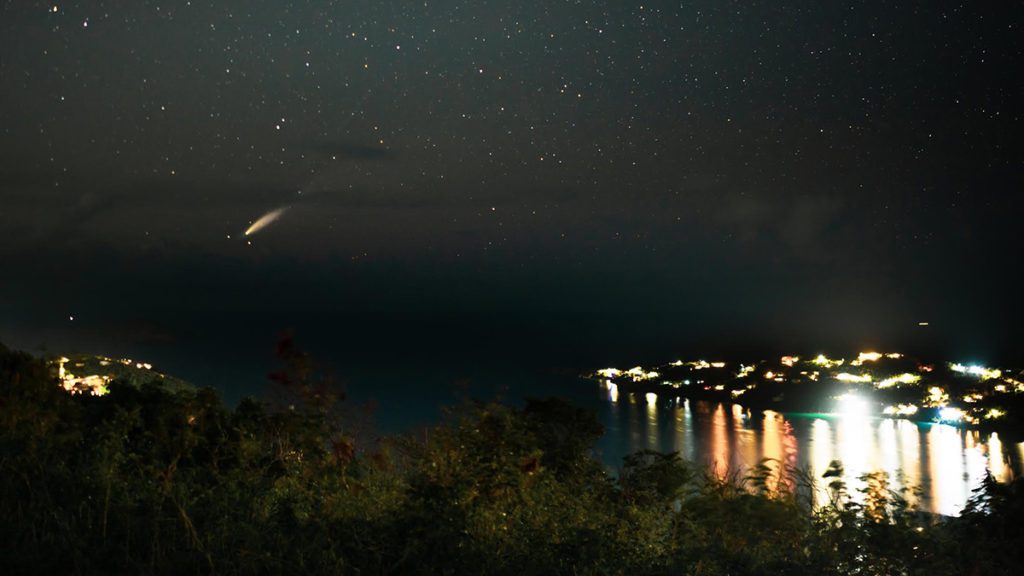 caribbean photo st thomas comet
