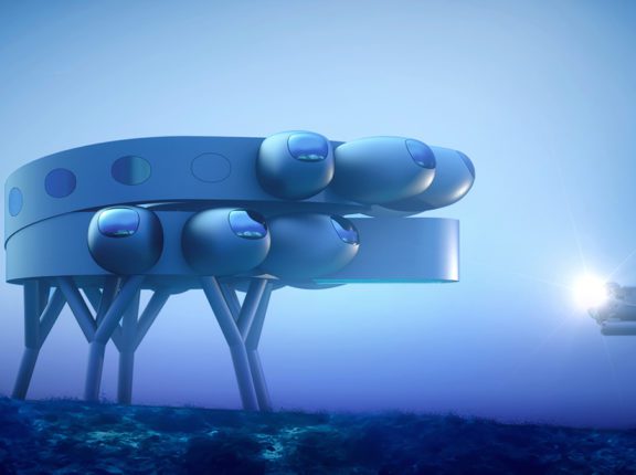 caribbean underwater space station