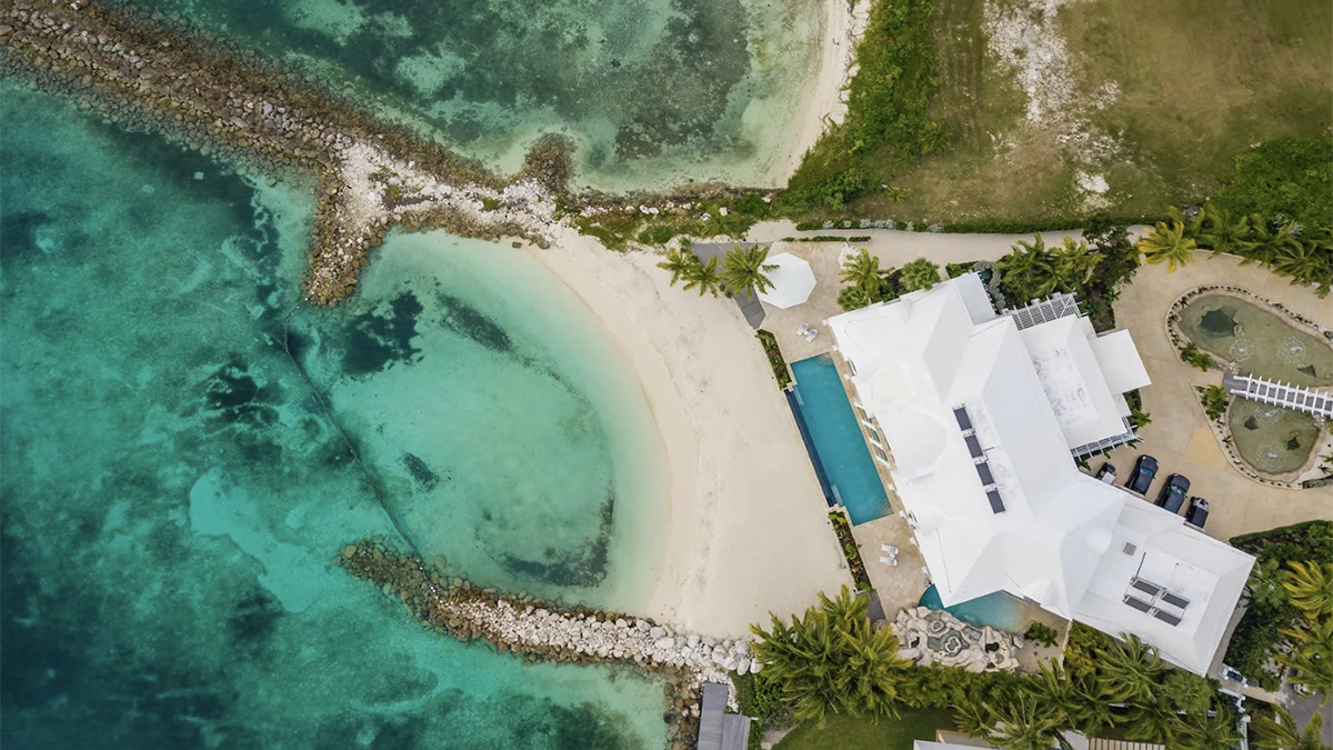 caribbean beach villa