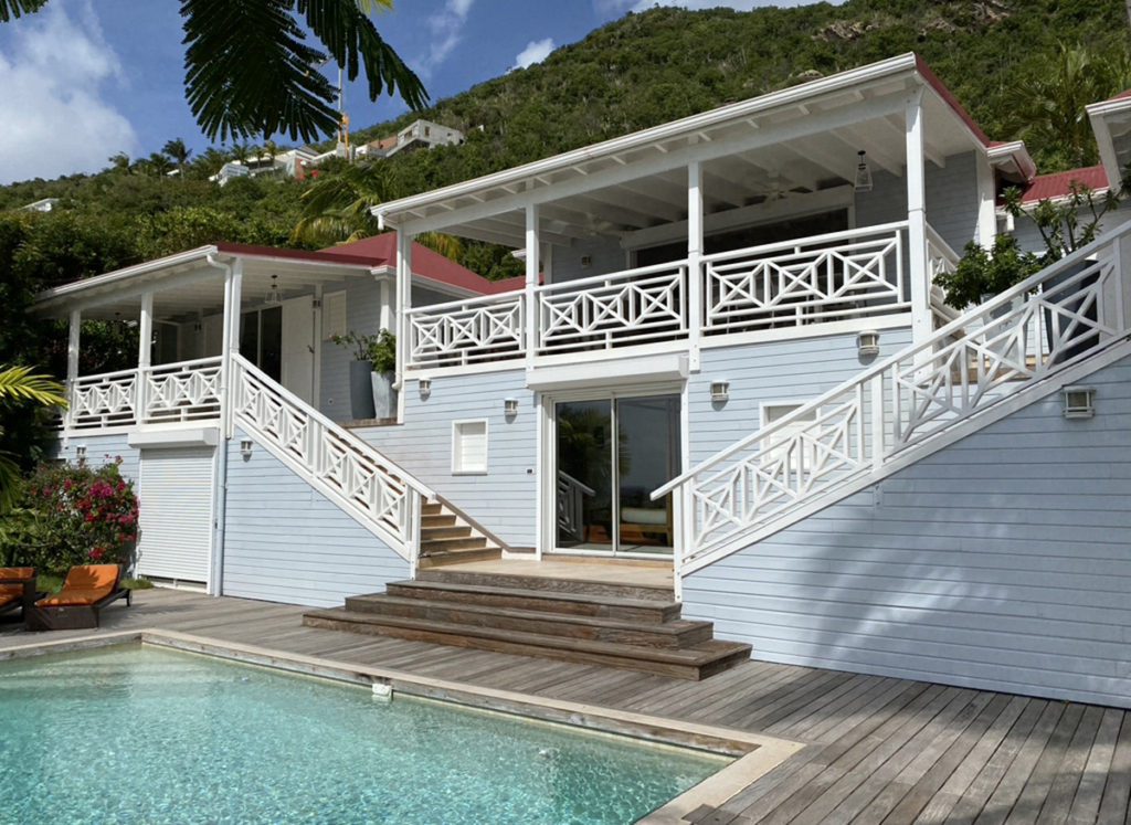 caribbean beach st barth villa