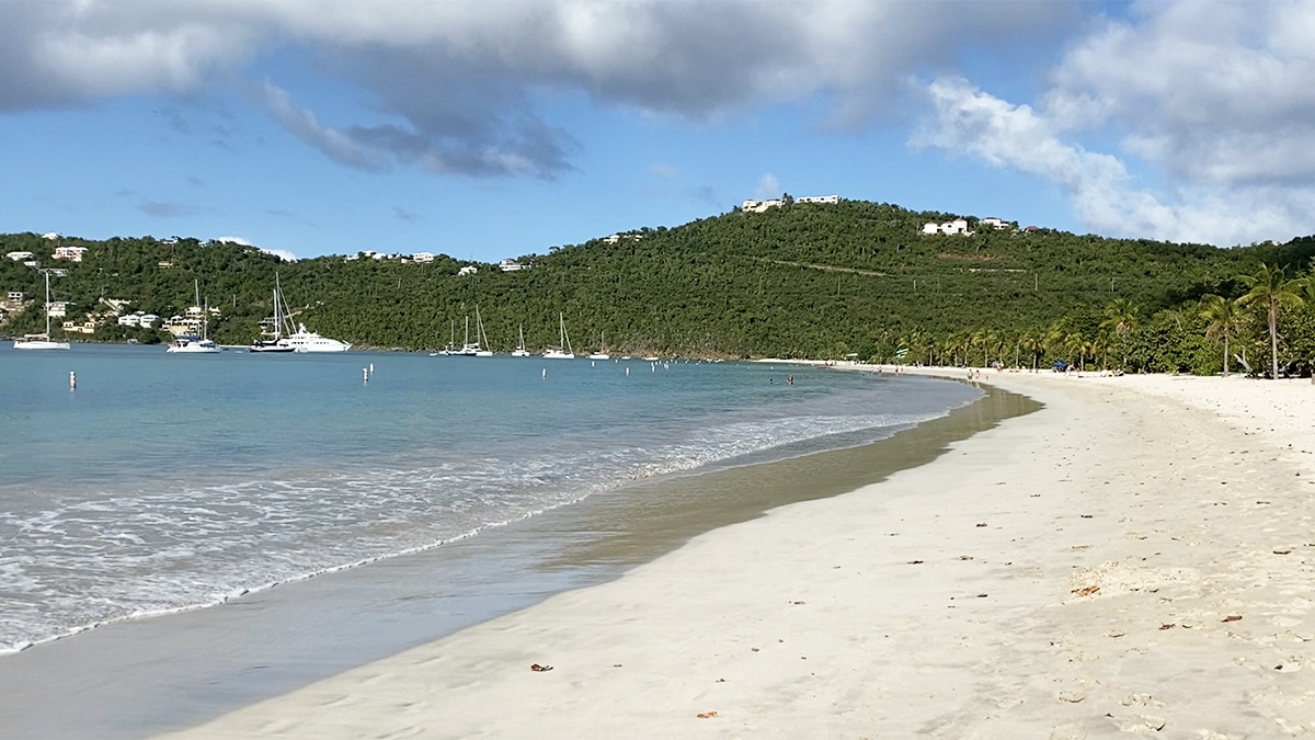 Caribbean Moment Magens Bay Beach in St Thomas
