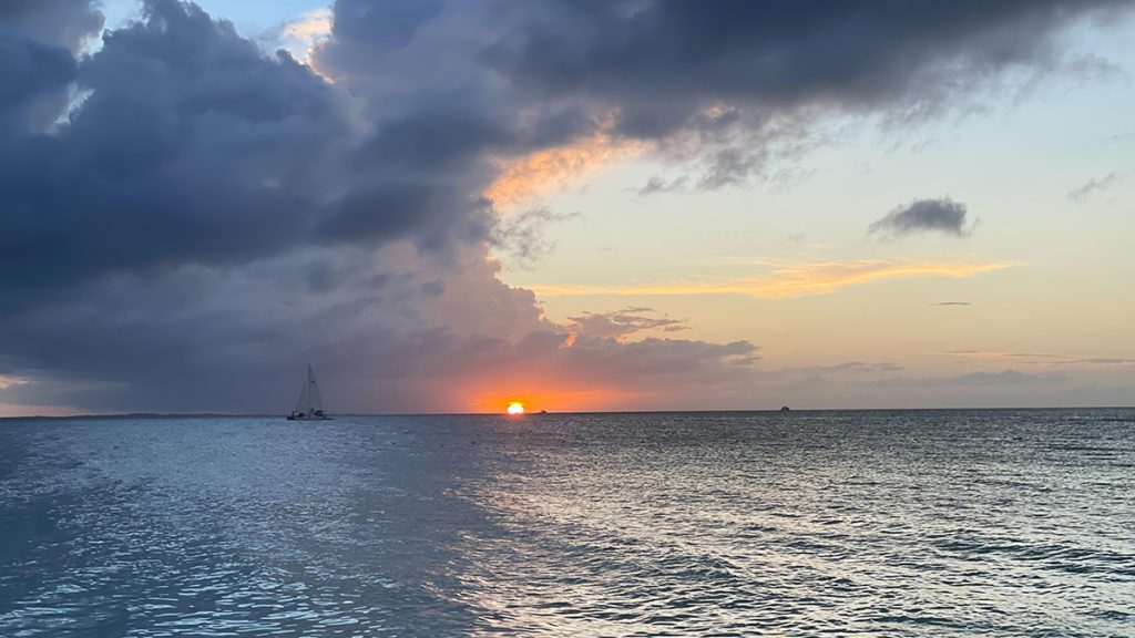 caribbean photo turks and caicos sunset