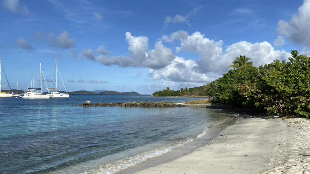 muller bay beach on the sand