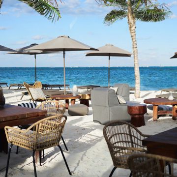 cancun beach bar new bungalow