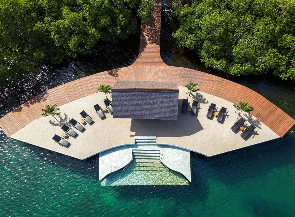 caribbean overwater bungalow panama