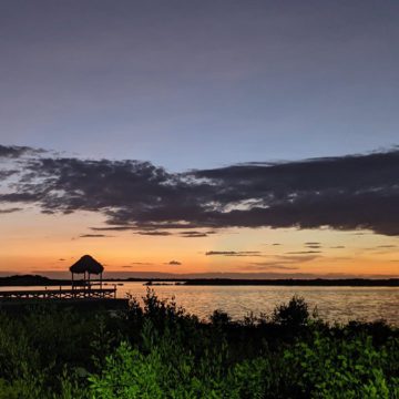 belize caribbean photo twilight