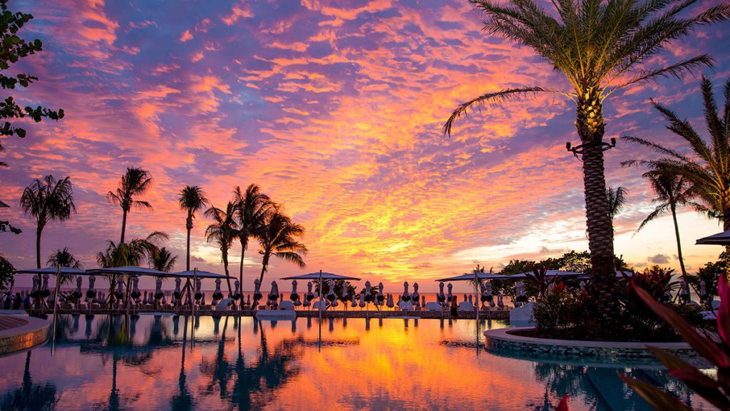 grand caïman los angeles photo du coucher du soleil