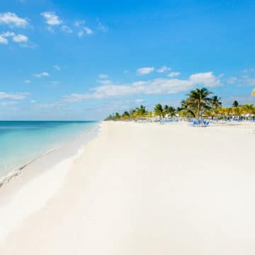 on the beach on the island of grand bahama