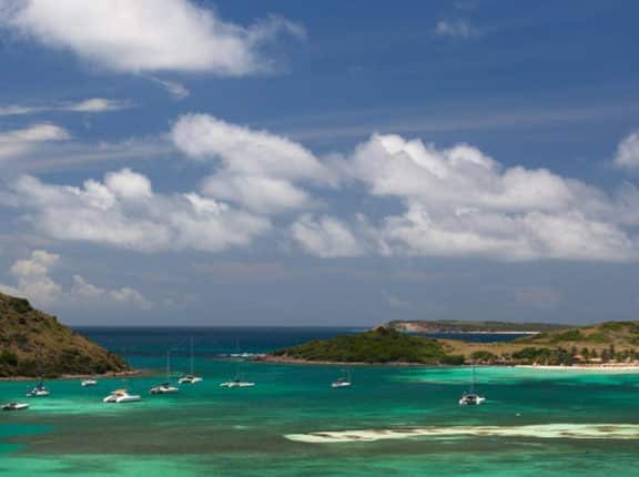 caribbean beaches by boat