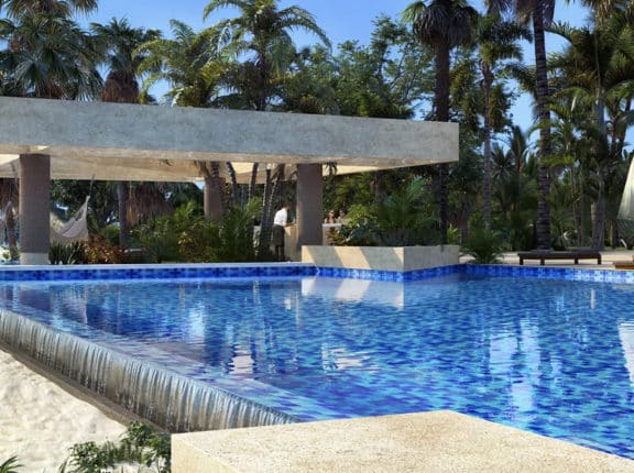 dreams punta cana resort by the pool