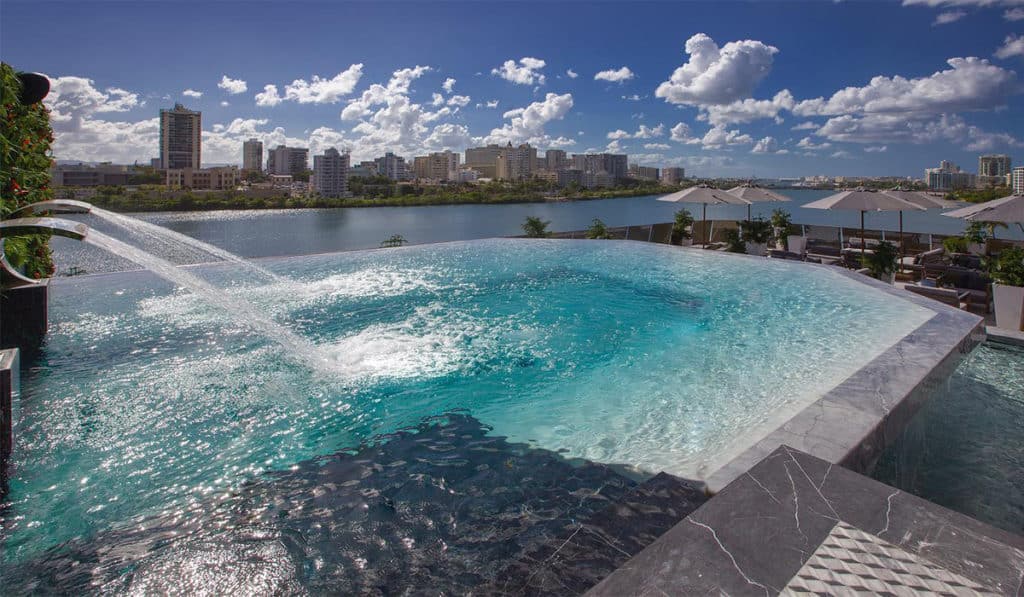 Puerto Rico Hotels the pool deck at the OLV