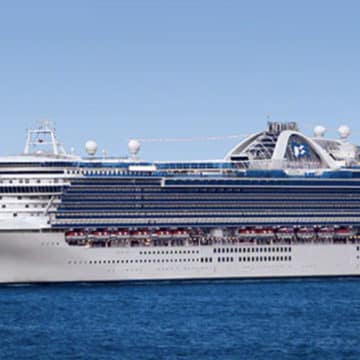 princess cruises caribbean galveston ship on sea