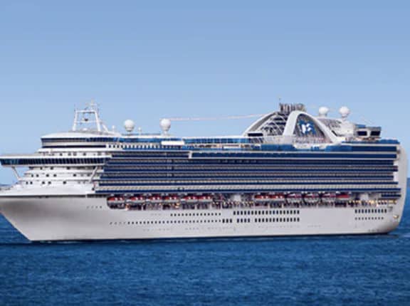 princess cruises caribbean galveston ship on sea